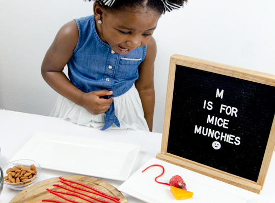 Snacks that start with M - Mice Munchies
