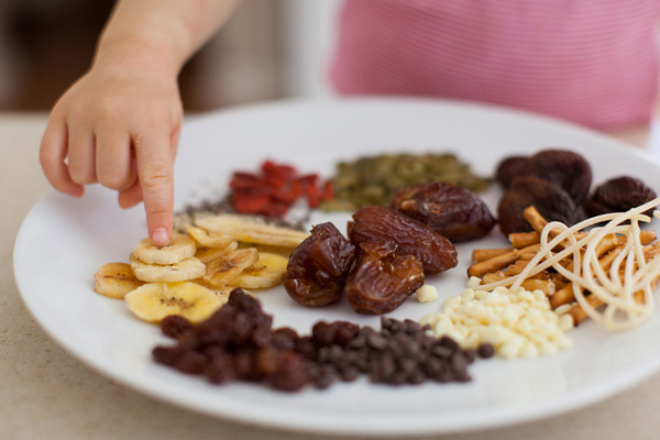 Variety of nuts, seeds, and dried fruit