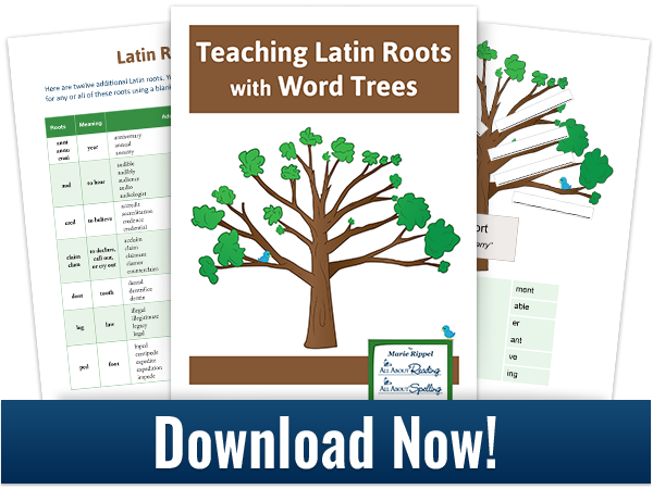 Download for Teaching Latin Roots with Word Trees