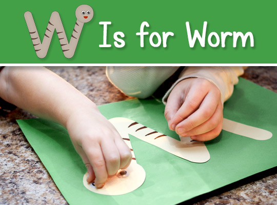 W Is for Worm title graphic