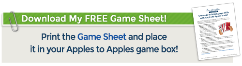 Download the Apples to Apples Game Sheet here
