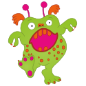 Cartoon monster