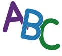 Colorful ABC letters