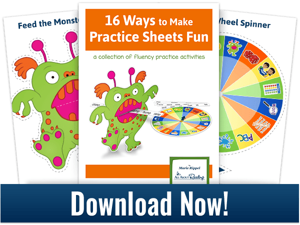 Click to download 16 fun practice sheet activities