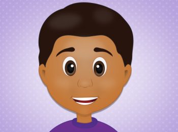 young boy smiling