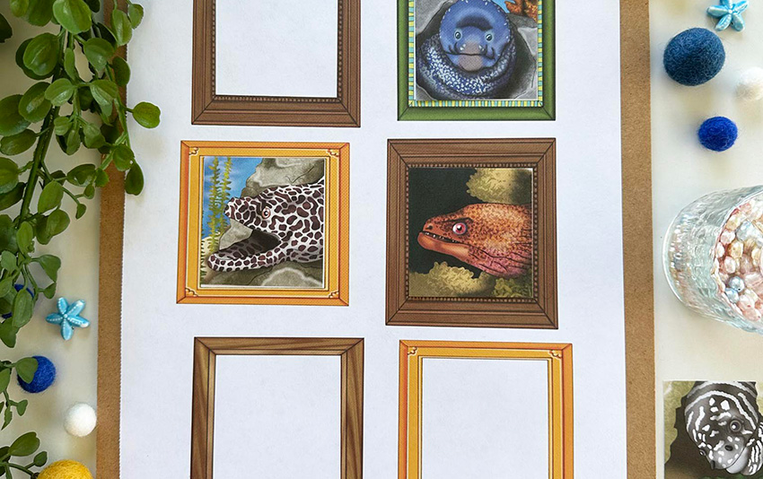 Something Fishy reading and spelling review book Eel Gallery activity