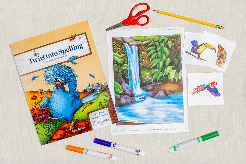 All About Spelling Color Edition activity