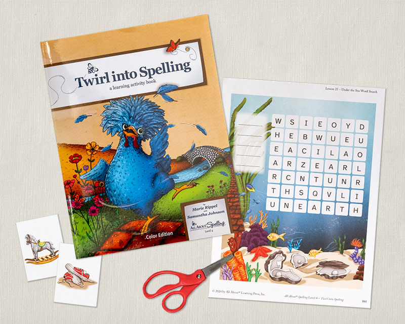 All About Spelling Color Edition activity